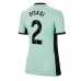 Tanie Strój piłkarski Chelsea Axel Disasi #2 Koszulka Trzeciej dla damskie 2023-24 Krótkie Rękawy